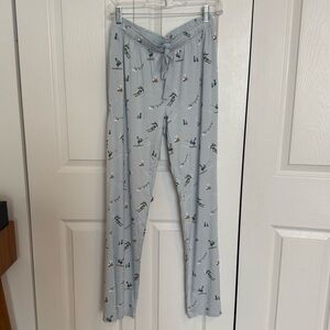 Kyte Women’s Light Blue Ski Print Lounge Pants